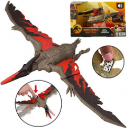 Figurka Dinozaur Pteranodon Jurassic World dźwięk ruchome elementy ZA6059 uniwersalny