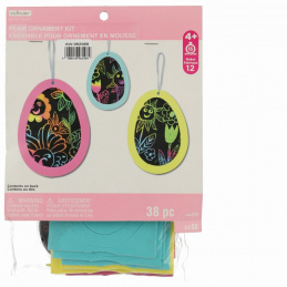 Zestaw kreatywny wielkanocny jajka do powieszenia 12 szt.