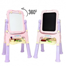 B9C1 OBROTOWA TABLICA DO RYSOWANIA PINK B9C1 OBROTOWA TABLICA DO RYSOWANIA PINK