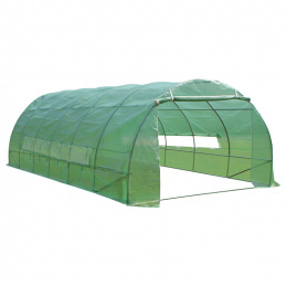 Aga Garten-Foliengewächshaus Polytunnel Folienhaus Pflanzenhaus 6x3x2 m