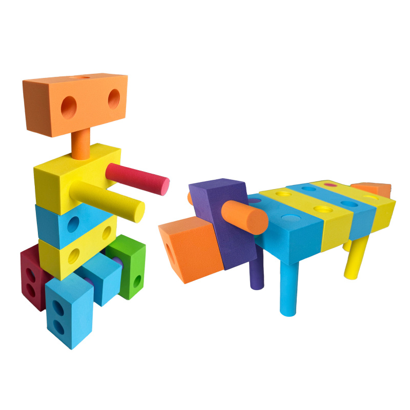 Aga4Kids Schaumstoffbausteine 60 Stück