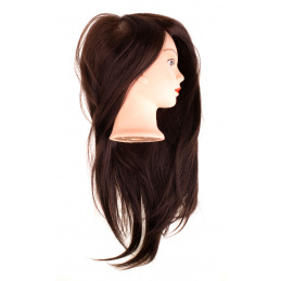 Aga Hairdresser's Head - Ausbildung - natürliches Haar braun