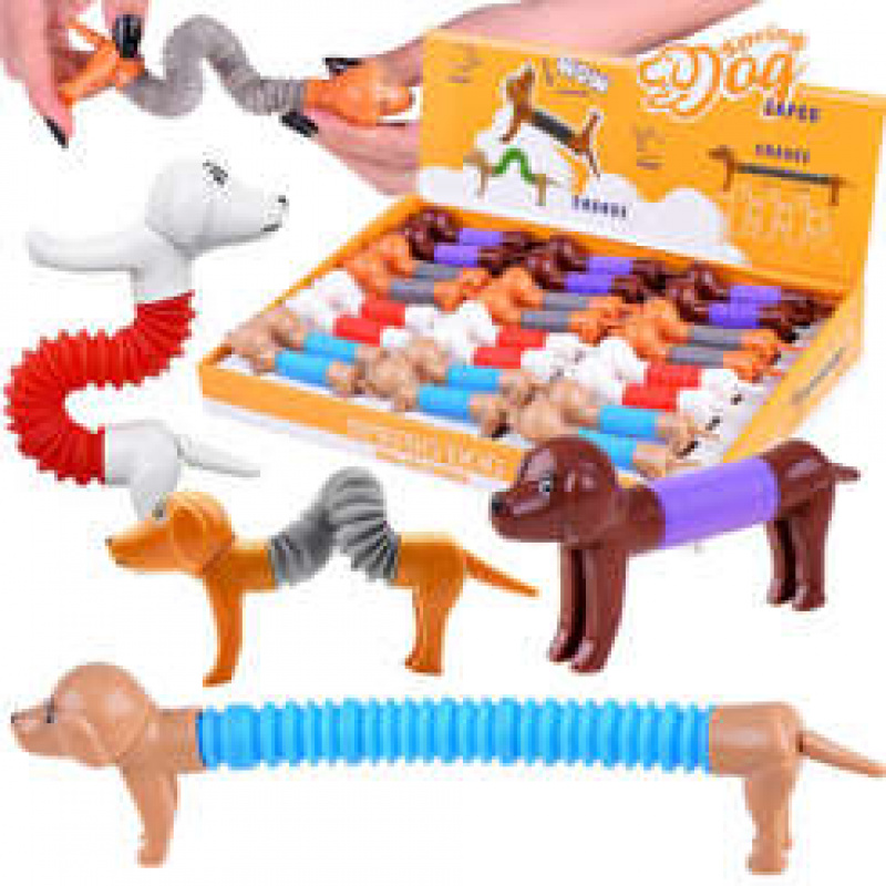 Dackel Pop Tube einziehbar Hund ZA4464 universal