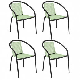 4 x Fotel ogrodowy Bistro - sznurkowy