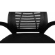 Aga Ergonomischer Bürostuhl Schreibtischstuhl,Drehstuhl MR2078 Schwarz