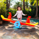 Aga4Kids Kinderschaukel Hahn, Doppelschaukel, Spielplatzschaukel für 2 Kinder – Gartenschaukel aus PE-Kunststoff, wetterfest, bis 25 kg, ab 3 Jahren
