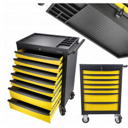 Skříň na nářadí 7 zásuvek na kolečkách