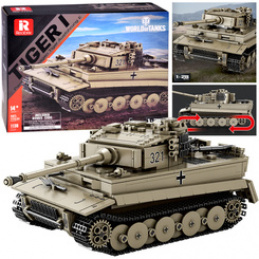 Klocki konstrukcyjne czołg TIGER I World of Tanks 1138ele 1:28 ZA5807 uniwersalny Klocki konstrukcyjne czołg TIGER I World of Tanks 1138ele 1:28 ZA5807 uniwersalny