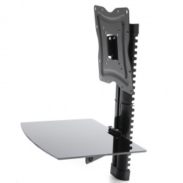 PL1 PÓŁKA ŚCIENNA DVD + UCHWYT 13-37"