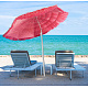 Linder Exclusiv Sonnenschirm, Strandschirm,UV-Schutz 30, Hawaii Rosa