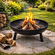 Aga Feuerschale, Feuerkorb, Feuerstelle Garten  Ø 58 cm mit Griffen