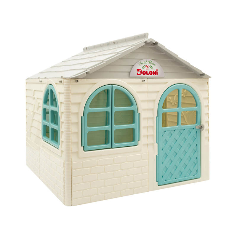 Doloni Kinder Gartenhaus Beige
