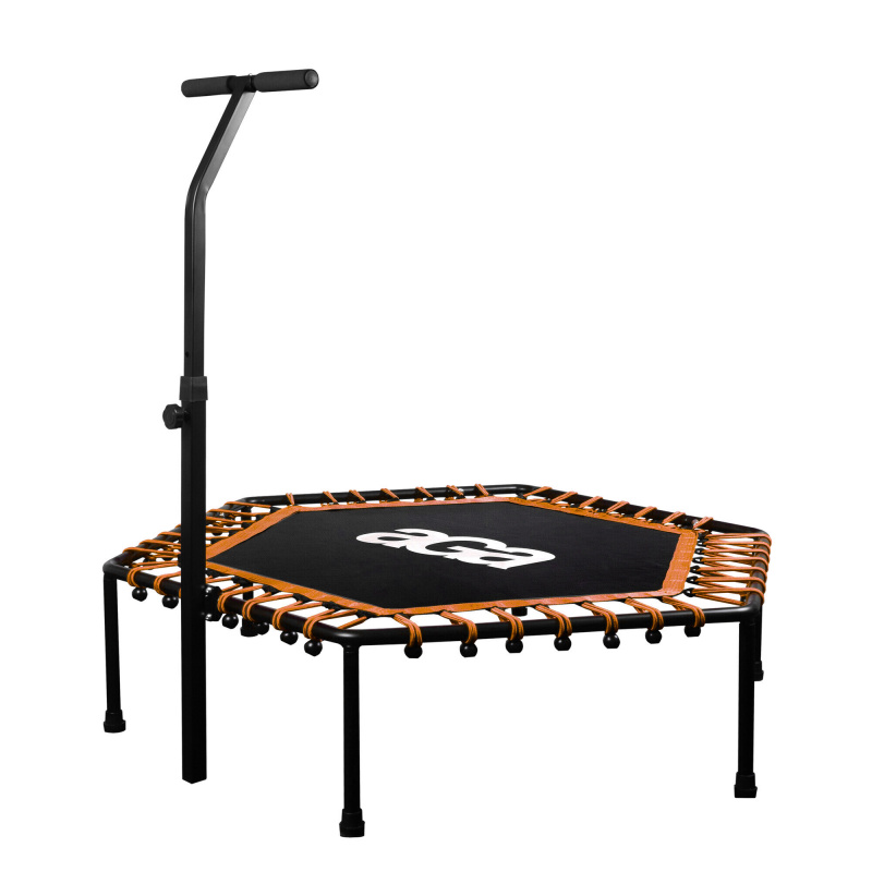 Aga FITNESS Trampolin 130 cm Orange + Griff