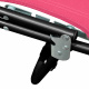 Aga 2x Gartenliege mit Verstellfunktion und Sonnendach Rosa