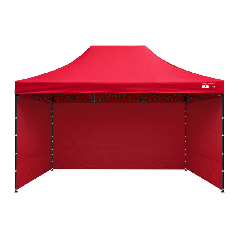 Aga Pavillon, Pop-up-Pavillon, Partyzelte, Faltpavillon  3x4,5m Rot
