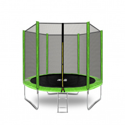 Aga SPORT TOP Trampolin 250 cm Hellgrün + Schutznetz + Leiter