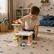 Aga4Kids Holzgarage mit Tankstelle