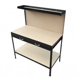 Aga Werkbank mit Lochwand 112x60x150cm