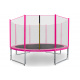 Aga SPORT PRO Trampolin 366 cm 12 ft Rosa + Schutznetz