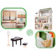 Aga Puppenhaus aus Holz LULILO FLORO boho LED