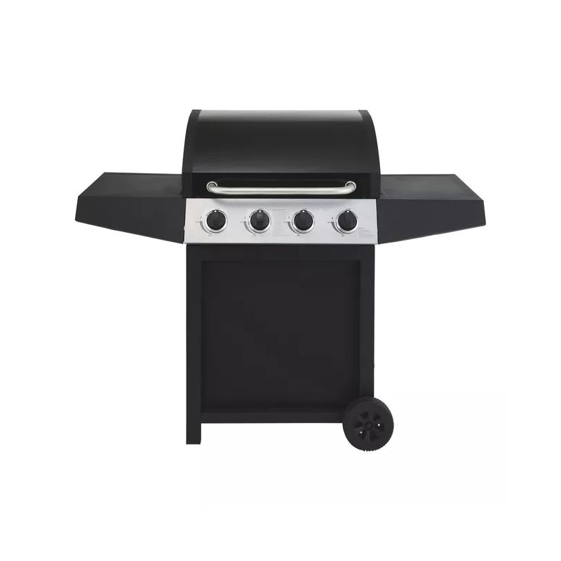 GoodHome Tarhar Gasgrill,Grillwagen ausgestattet mit 4 separater Brennern Regelung