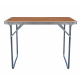 Aga Campingtisch klappbar Gartentisch 80x60x70 cm – Aluminium-Klapptisch mit MDF-Platte & Tragegriff – stabil, wetterfest & kompakt – für Camping, Garten & Reisen