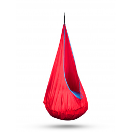 Aga Hängehöhle, Hängesessel, Hängematte Outdoor, Hängesack, Rot / Blau