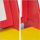 Aga Kindertafel mit Kinderstuhl Rot