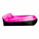 Aga Aufblasbarer Lazy Bag 230x70 cm Schwarz/Rosa