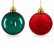 Aga Set Weihnachtskugeln 6 cm 10 Stk. Rot/Grün