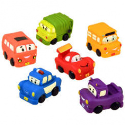 Gummiwagen 6 Stück ZA2845