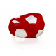Aga Sitzsack Relaxationbag BALL XXXL Weiß - Rot