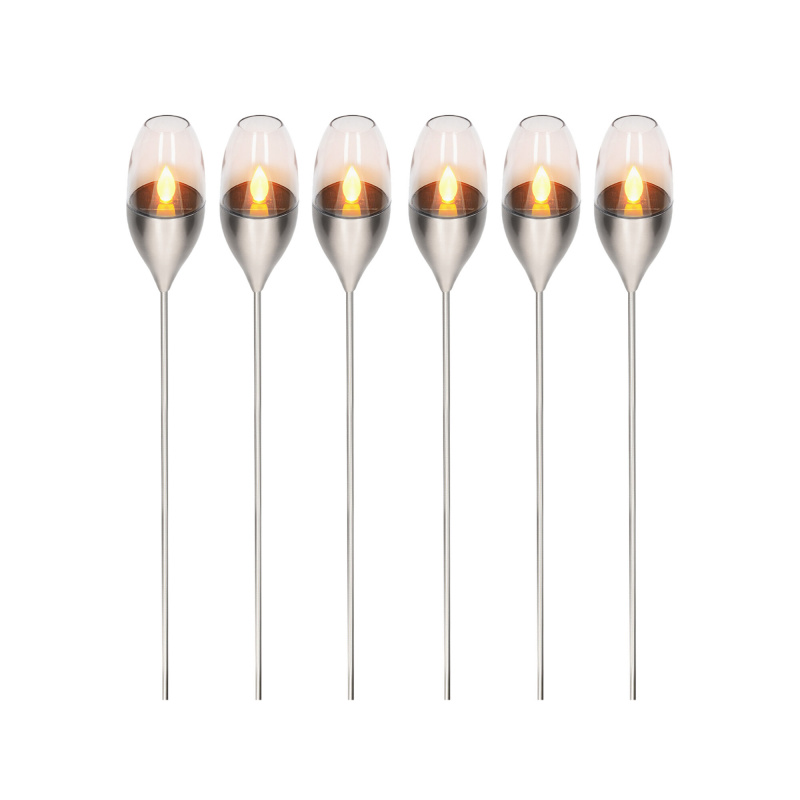 Kynast Garten LED Solarleuchte Fackel 112 cm 6 Stk.