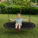 Aga Nestschaukel 150 x 79 cm, Ovale Hängeschaukel, Schaukel verstellbar Garten-Schaukel 150 Kg belastbar, Hängeschaukel für Kinder und Erwachsene, Camouflage