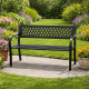 Aga Metall-Gartenbank 125x53 x77 cm