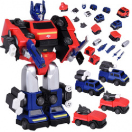 Zabawka Robot Magnetyczny Transformer 2w1– duża figurka – akcesoria ZA6009 uniwersalny