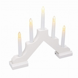 Świecznik świąteczny 5 LED - timer