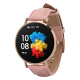 Garett Verona Smartwatch Gold mit rosa Lederarmband