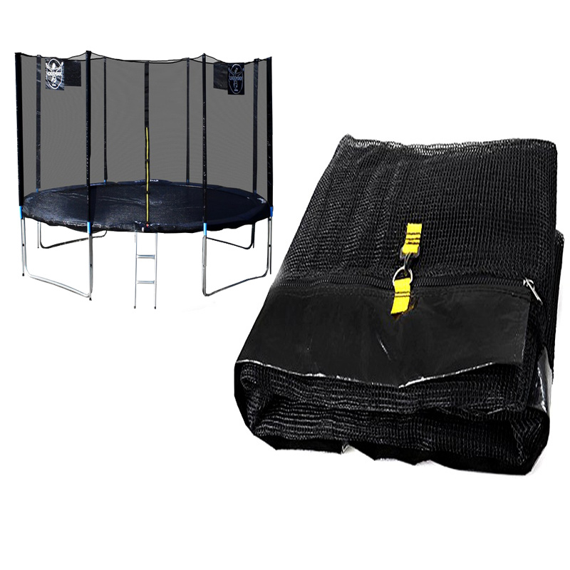 Chiemsee Schutznetz 430 cm für 8 Stangen Schwarz