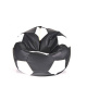 Aga Sitzsack Relaxationbag BALL XXXL Weiß - Schwarz + Fußstütze