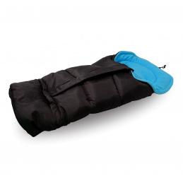 Aga Frost 3in1 Kinder Fußsack Schwarz/Türkis