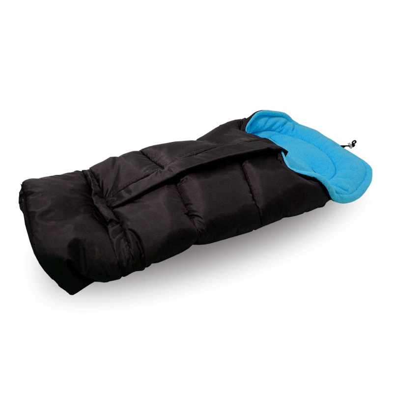 Aga Frost 3in1 Kinder Fußsack Schwarz/Türkis