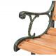 Aga Gartenbank, 2-Sitzer Sitzbank, Parkbank bis 240kg belastbar, Terrassenbank für Garten, Balkon und Terrasse MR2011 125x52x75 cm