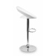 Aga Barhocker MR2036 Weiss Kunstleder bis 150kg belastbar Barstuhl 360° drehbar, Barhocker, Barstuhl, Bistrohocker