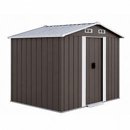Aga Gartenhaus 236x190x174 cm Graubraun