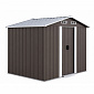 Aga Gartenhaus 236x190x174 cm Graubraun