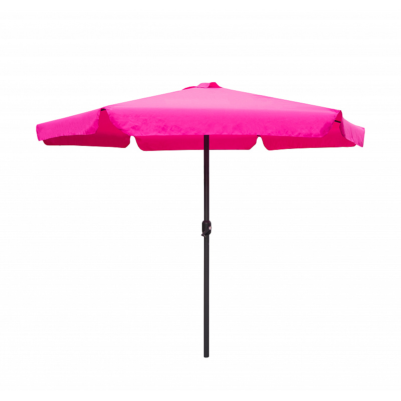 Linder Exclusiv Sonnenschirm, Gartenschirm Ø 300 cm,mit Kurbel, Brombeer