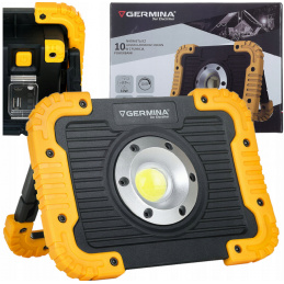 Přenosný nabíjecí LED reflektor s funkcí powerbanky 10W - IP44 - studená barva