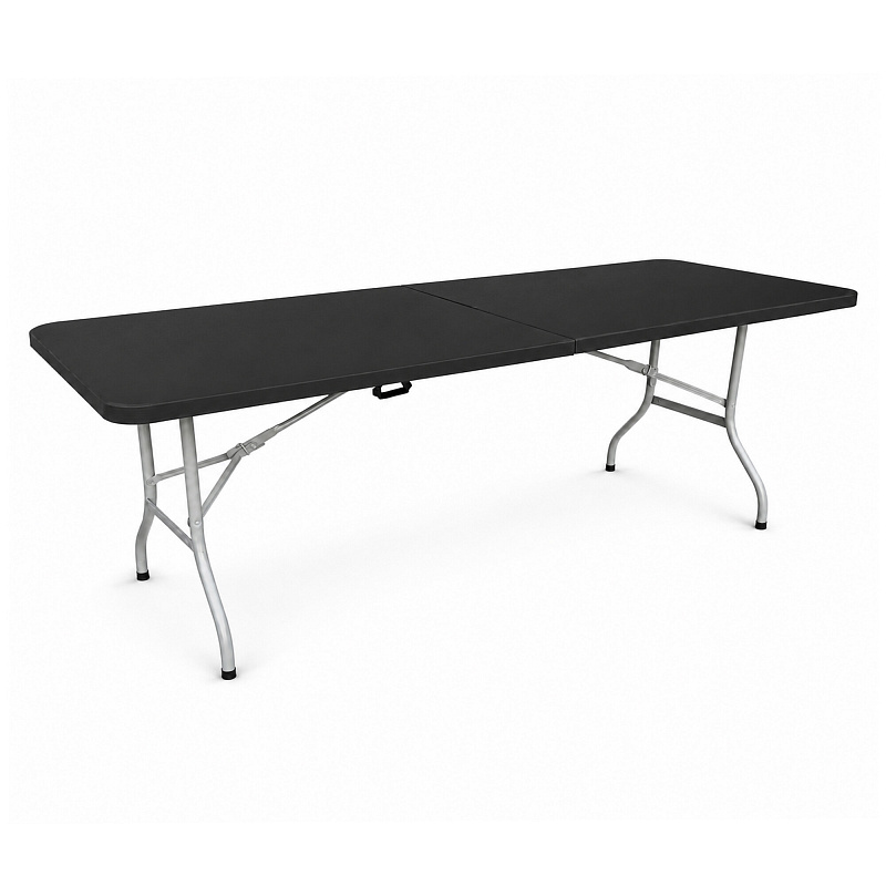 Aga Garten Klapptisch 240x74x74 cm Schwarz