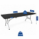 Aga Garten Klapptisch 240x74x74 cm Schwarz